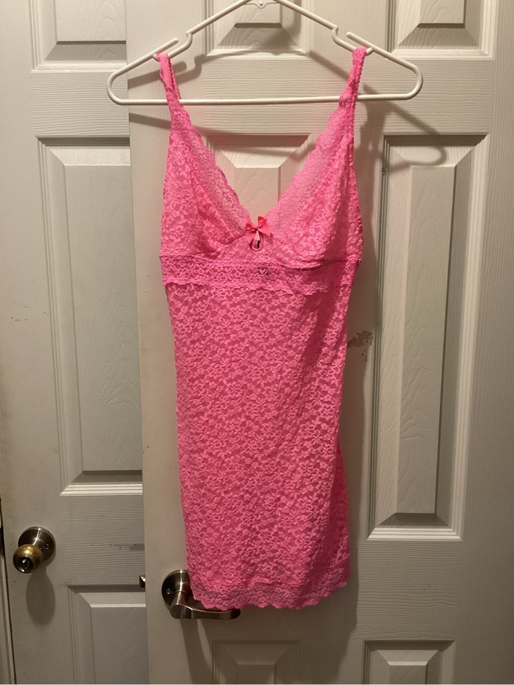 Victoria's Secret Pink Lace Chemise Slip